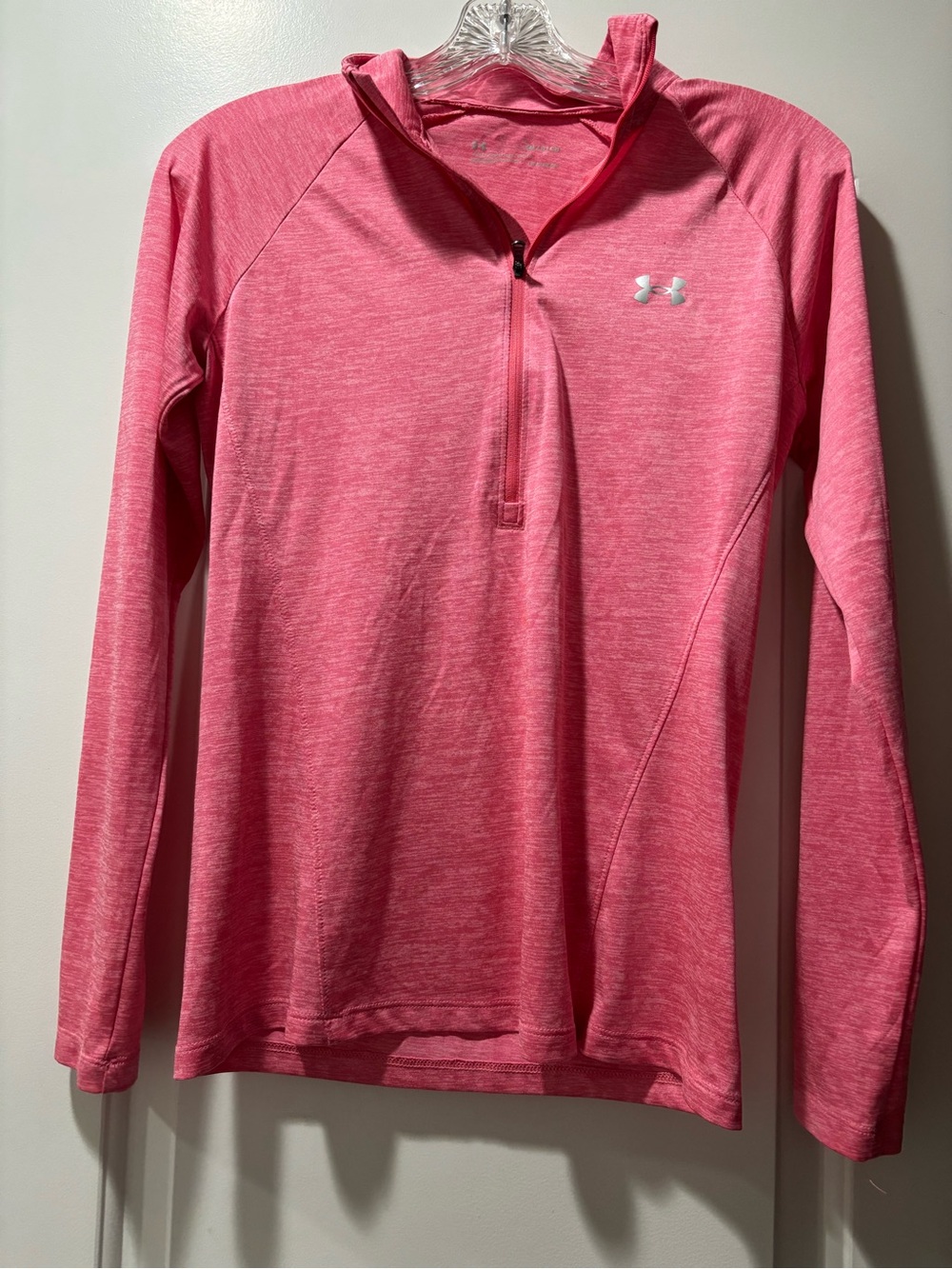 Under Armour Heathered Pink Performance Pullover